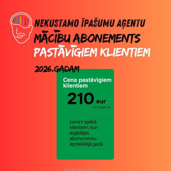 ZEMAS CENAS NĪ abonements PASTĀVĪGIEM KLIENTIEM - 40 akad. stundām.